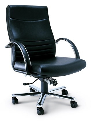 67071::EX-8::An Asahi EX-8 series executive chair with conventional tilting mechanism and aluminium base. 3-year warranty for the frame of a chair under normal application and 1-year warranty for the plastic base and accessories. Dimension (WxDxH) cm : 65x78x100. Available in 3 seat styles: PVC leather, PU leather and Cotton. Executive Chairs